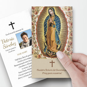 Our Lady of Guadalupe 3 Spanish Prayer Cards