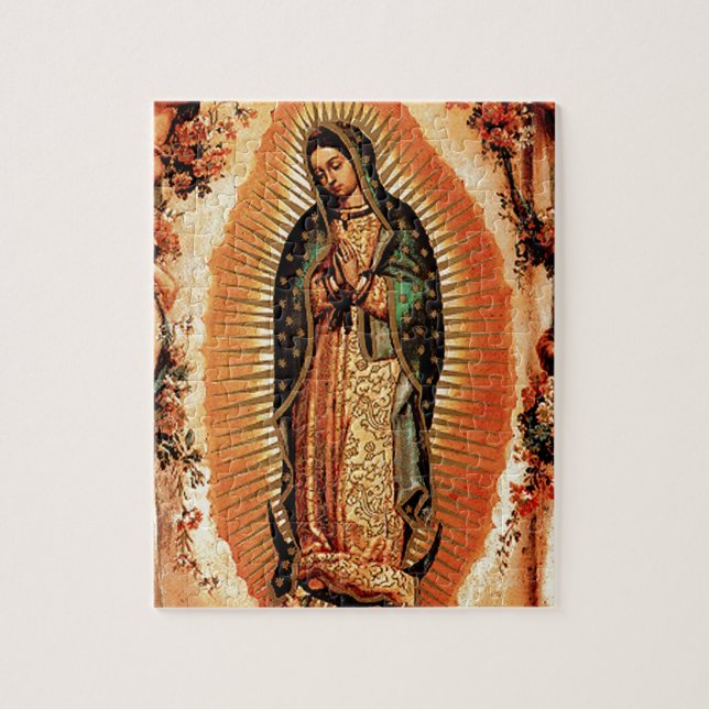 Our Lady of Guadalupe and the Angels Jigsaw Puzzle (Vertical)