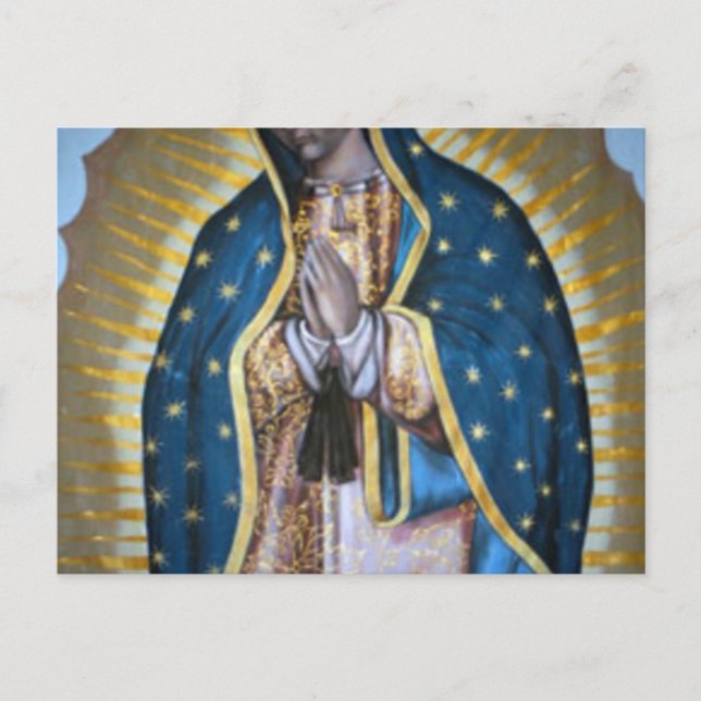 Our Lady Of Guadalupe Art Postcard (Front)