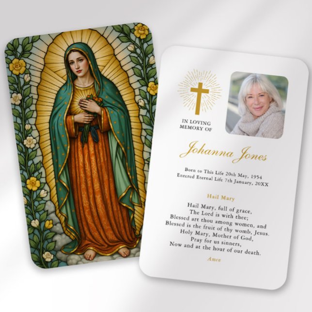 Our Lady of Guadalupe Bereavement Sympathy Card (Creator Uploaded)