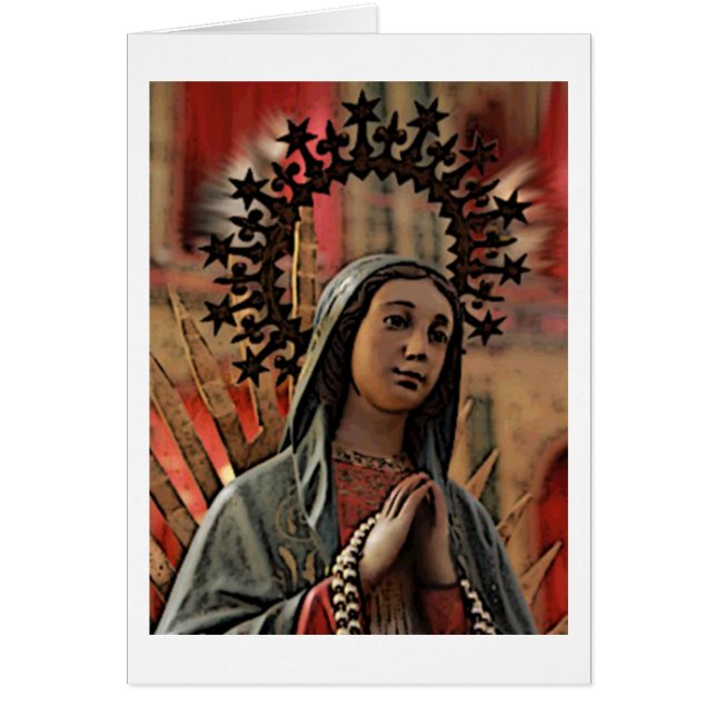 Our Lady of Guadalupe blank card (Front)