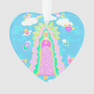 Our Lady of Guadalupe Blue Ornament