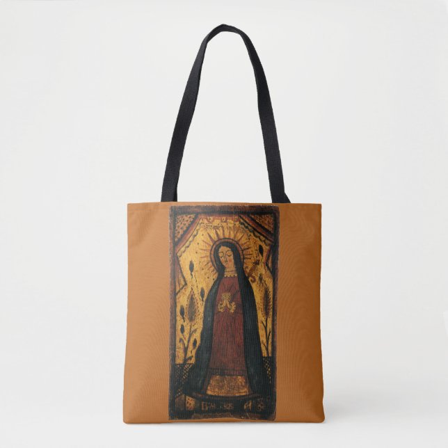 Our Lady of Guadalupe by Pedro Antonio Fresquis Tote Bag (Front)