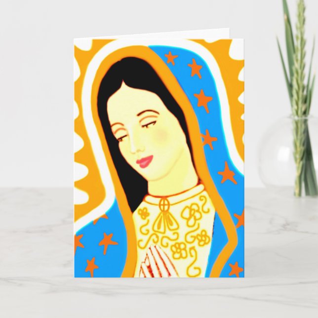 Our Lady of Guadalupe Card (Front)