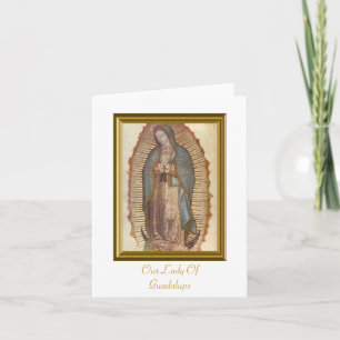 Our Lady Of Guadalupe Card