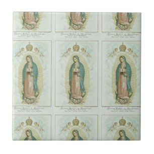Our Lady Of Guadalupe Ceramic Tile