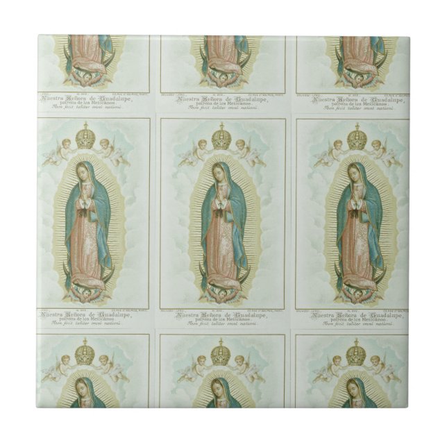 Our Lady Of Guadalupe Ceramic Tile (Front)