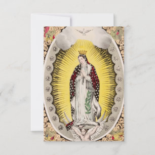 Our Lady Of Guadalupe Classic Holy Card