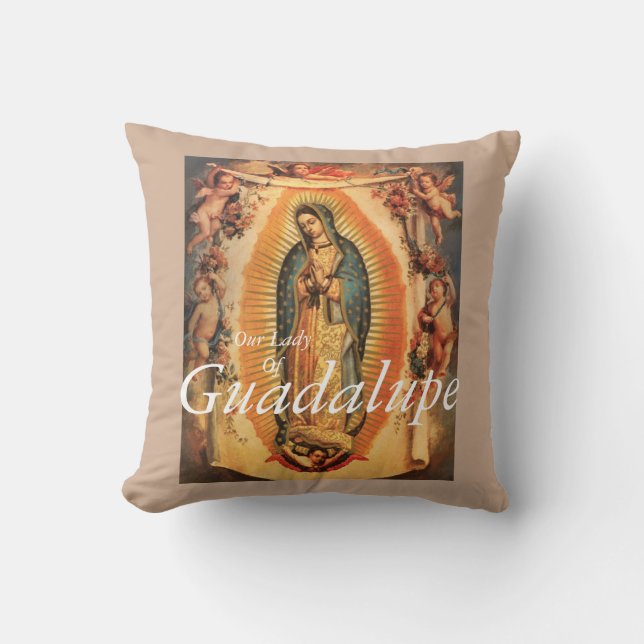 our lady of guadalupe cushion (Front)