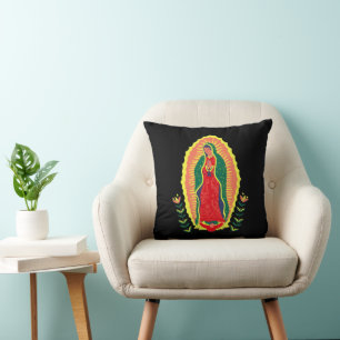 Our Lady of Guadalupe Faith Inspired Protection Cushion