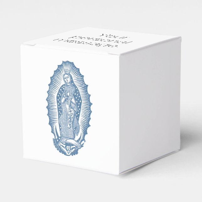 Our Lady of Guadalupe Favour Box (Front Side)