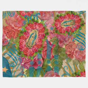 Our Lady of Guadalupe Fleece Blanket