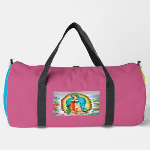 Our Lady of Guadalupe Floral Duffle Bag