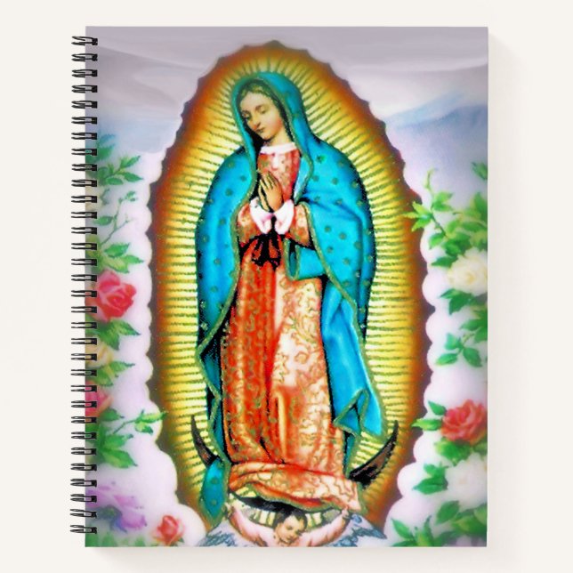 Our Lady of Guadalupe Floral with Prayer Notebook (Front)