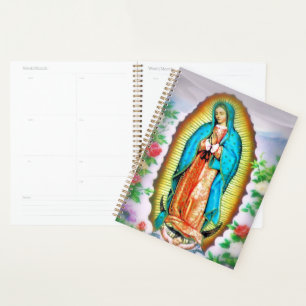 Our Lady of Guadalupe Floral with Prayer Planner