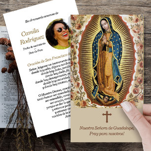 Our Lady of Guadalupe Funeral Prayer Cards 5