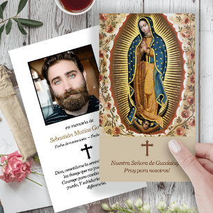 Our Lady of Guadalupe Funeral Prayer Cards Photo