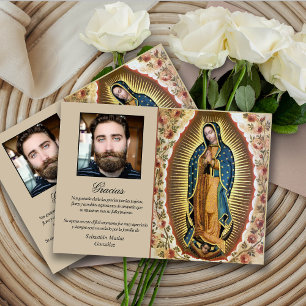 Our Lady of Guadalupe Funeral Thank You Card