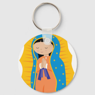 Our Lady of Guadalupe Key Ring