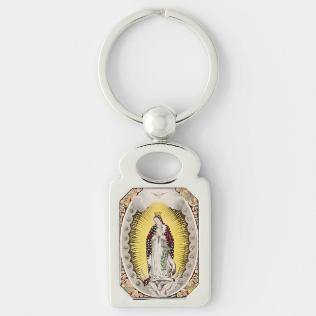 Our Lady of Guadalupe Key Ring (Front)