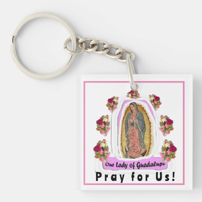 Our Lady of Guadalupe Key Ring (Front)