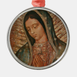 our lady of guadalupe metal tree decoration