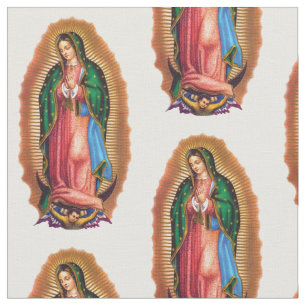 Our Lady of Guadalupe Mexican Virgin Mary Saint Fabric
