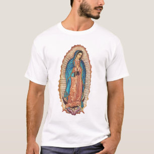 Our Lady of Guadalupe Miraculous Tilma Fine Art T-Shirt
