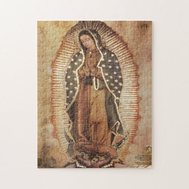 Our Lady Of Guadalupe Mother Mary Jigsaw Puzzle (Vertical)
