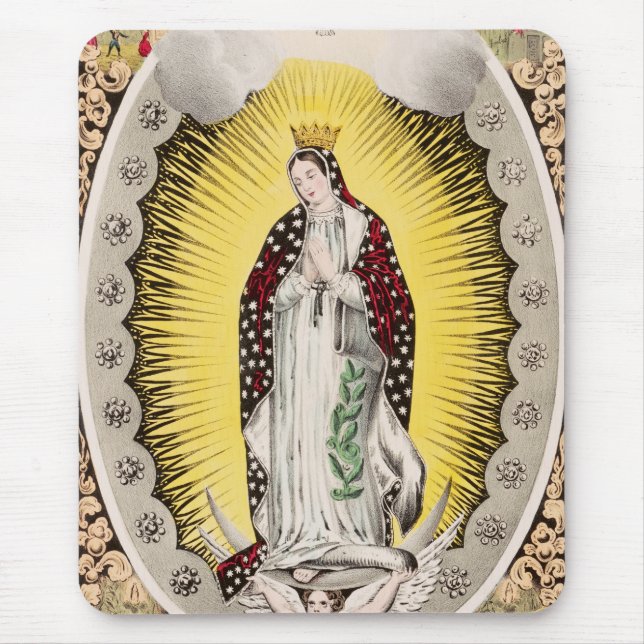 Our Lady of Guadalupe Mouse Pad (Front)
