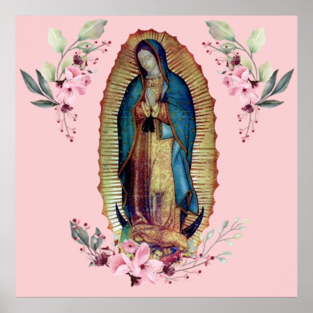 Our Lady of Guadalupe, Nuestra Señora de Guadalupe Poster (Front)