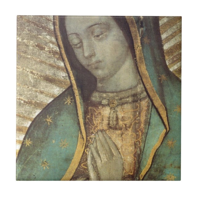 Our Lady Of Guadalupe Original Ceramic Tile (Front)