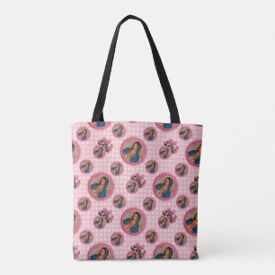 Our Lady of Guadalupe Pink Roses Tote Bag