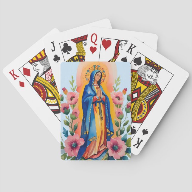 Our Lady of Guadalupe  Playing Cards (Back)