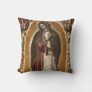 OUR LADY OF GUADALUPE PRAY FOR US CUSHION