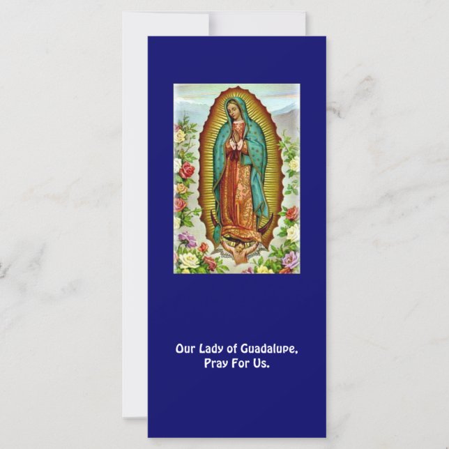 Our Lady of Guadalupe Prayer Card (Front)