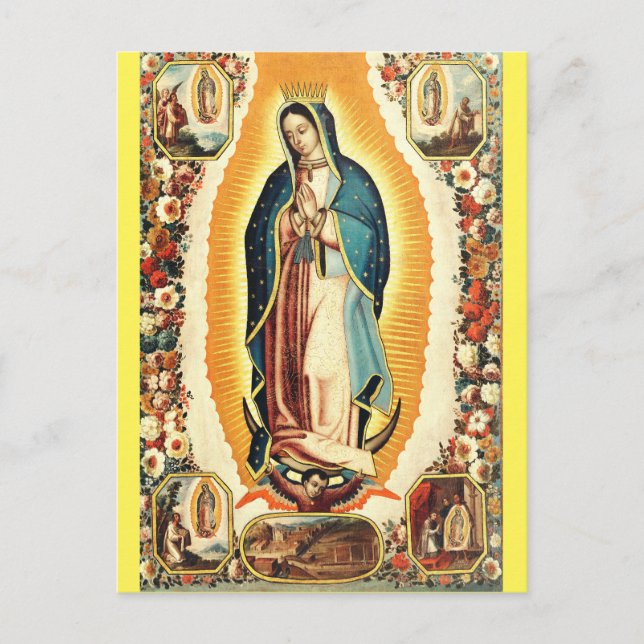 Our Lady Of Guadalupe Radiant Art Postcard (Front)