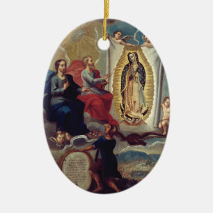 Our Lady of Guadalupe Religious Keepsake Ceramic Ornament