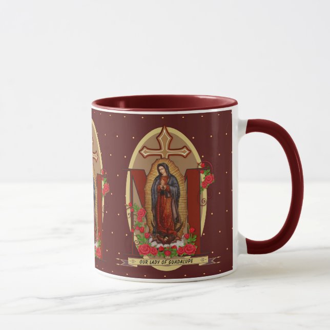 Our Lady of Guadalupe Santa Maria Spanish Virgin Mug (Right)