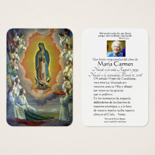 Our Lady of Guadalupe Spanish Funeral Holy Prayer