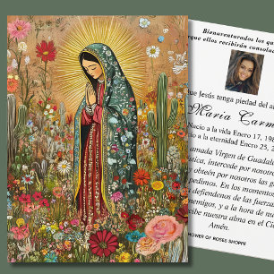 Our Lady of Guadalupe Spanish Funeral Holy Prayer
