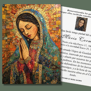 Our Lady of Guadalupe Spanish Funeral Holy Prayer