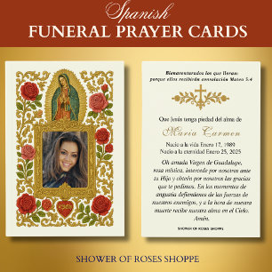 Our Lady of Guadalupe Spanish Funeral Holy Prayer