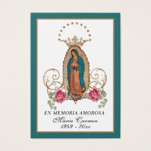 Our Lady of Guadalupe Spanish Funeral Holy Prayer