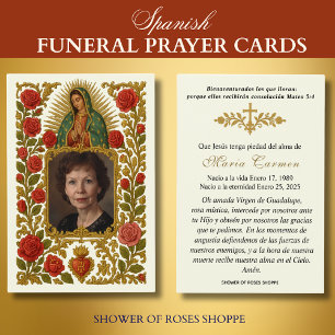Our Lady of Guadalupe Spanish Funeral Prayer