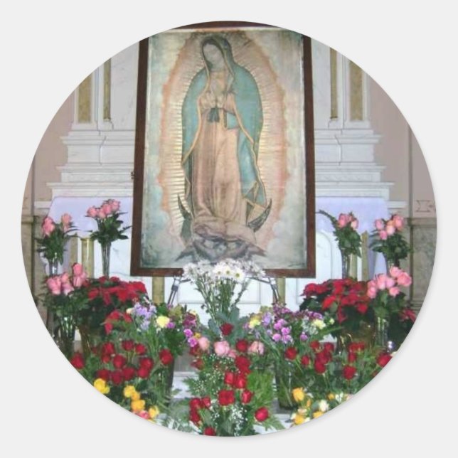 Our Lady of Guadalupe Sticker (Front)