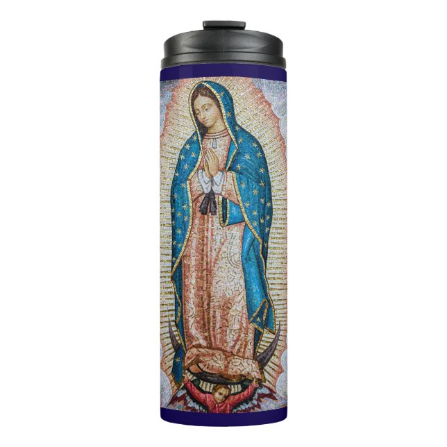 Our Lady of Guadalupe Thermal Tumbler (Front)