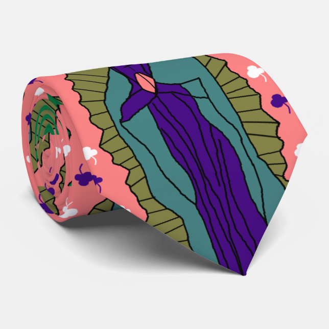 OUR LADY OF GUADALUPE TIE (Rolled)