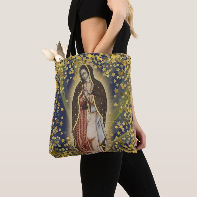 Our Lady of Guadalupe Tote (Close Up)