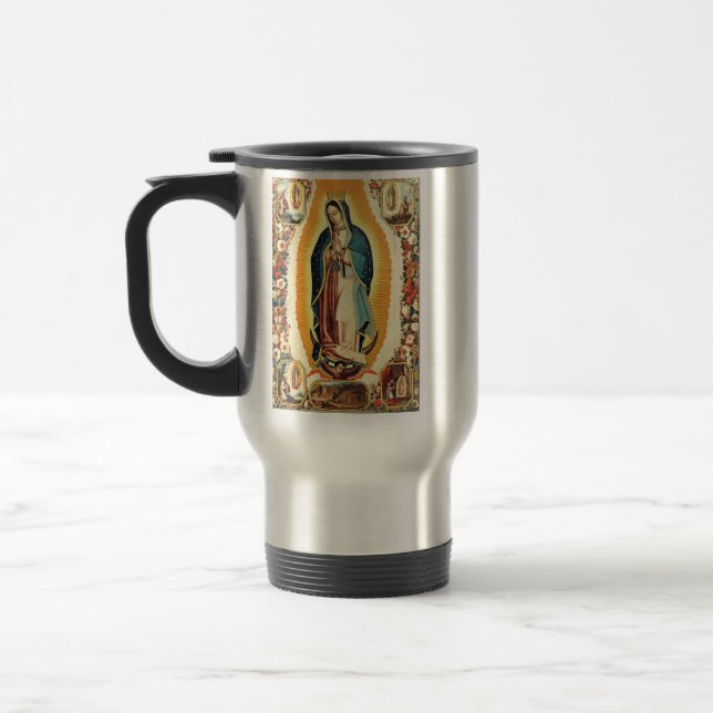 Our Lady of Guadalupe Travel Mug (Left)